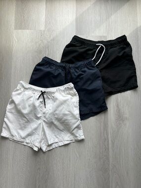 ASOS DESIGN 3 pack Swim  Shorts in short length – Size XXS